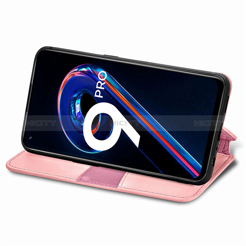 Handytasche Stand Schutzhülle Flip Leder Hülle Modisch Muster S01D für Realme 9 5G