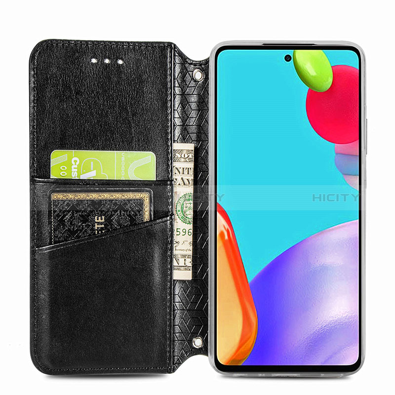 Handytasche Stand Schutzhülle Flip Leder Hülle Modisch Muster S01D für Samsung Galaxy A52s 5G groß