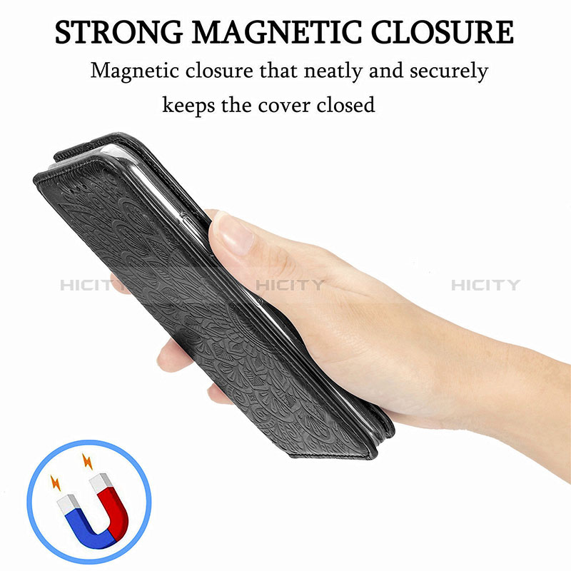 Handytasche Stand Schutzhülle Flip Leder Hülle Modisch Muster S01D für Samsung Galaxy A71 4G A715