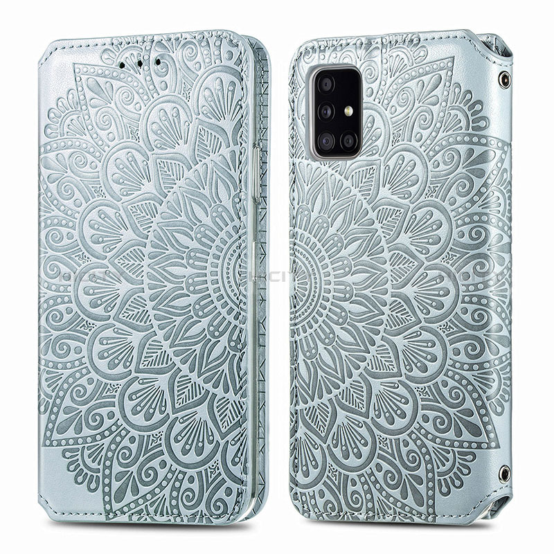 Handytasche Stand Schutzhülle Flip Leder Hülle Modisch Muster S01D für Samsung Galaxy A71 4G A715