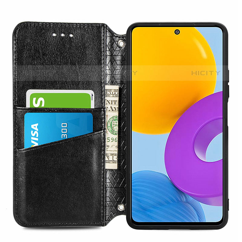 Handytasche Stand Schutzhülle Flip Leder Hülle Modisch Muster S01D für Samsung Galaxy M52 5G