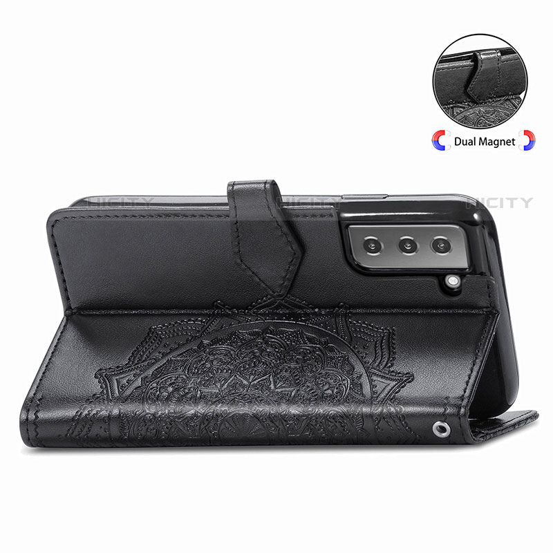 Handytasche Stand Schutzhülle Flip Leder Hülle Modisch Muster S01D für Samsung Galaxy S22 Plus 5G