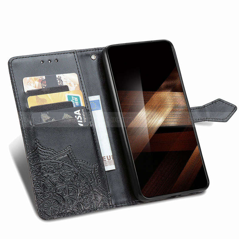 Handytasche Stand Schutzhülle Flip Leder Hülle Modisch Muster S01D für Samsung Galaxy S24 Plus 5G