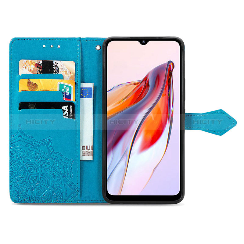 Handytasche Stand Schutzhülle Flip Leder Hülle Modisch Muster S01D für Xiaomi Poco C55 groß