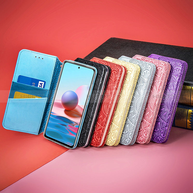 Handytasche Stand Schutzhülle Flip Leder Hülle Modisch Muster S01D für Xiaomi Poco M5S