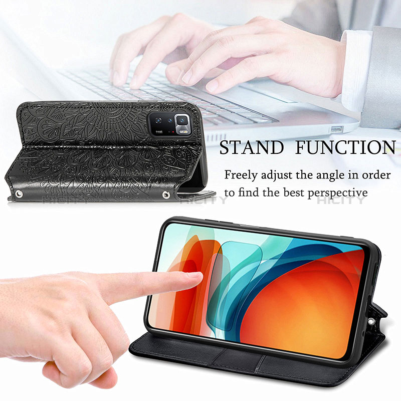 Handytasche Stand Schutzhülle Flip Leder Hülle Modisch Muster S01D für Xiaomi Poco X3 GT 5G