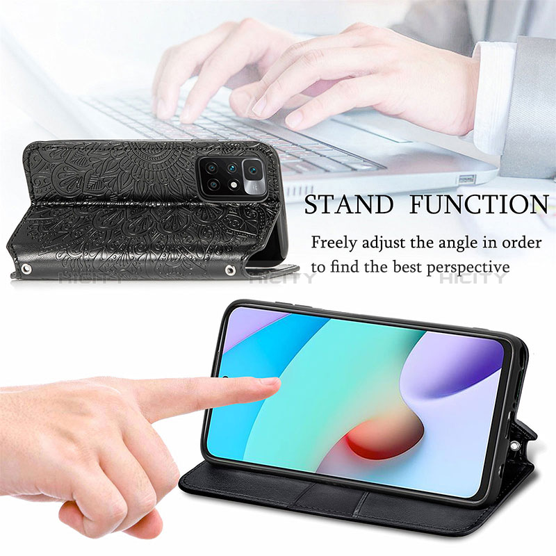 Handytasche Stand Schutzhülle Flip Leder Hülle Modisch Muster S01D für Xiaomi Redmi Note 11 4G (2021)