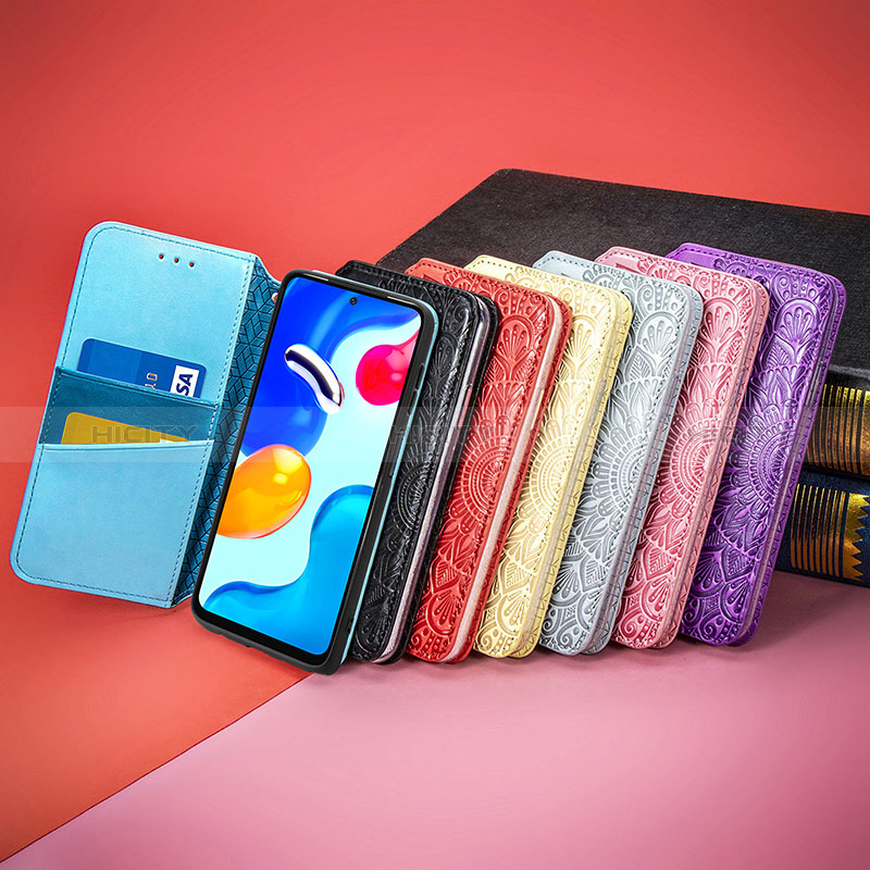 Handytasche Stand Schutzhülle Flip Leder Hülle Modisch Muster S01D für Xiaomi Redmi Note 11 4G (2022)