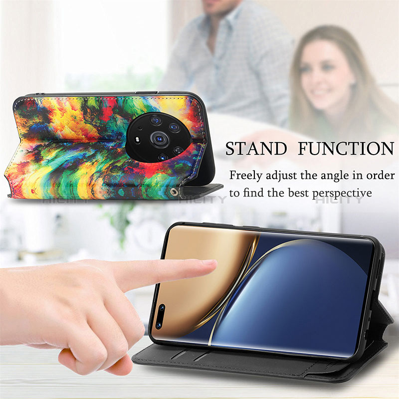 Handytasche Stand Schutzhülle Flip Leder Hülle Modisch Muster S02D für Huawei Honor Magic3 Pro 5G