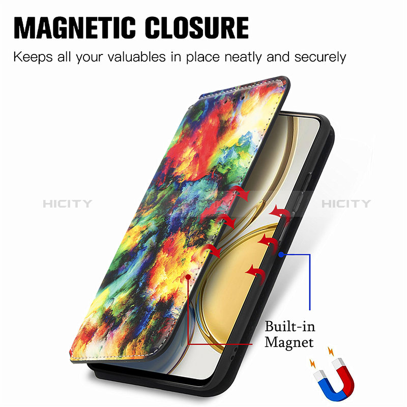 Handytasche Stand Schutzhülle Flip Leder Hülle Modisch Muster S02D für Huawei Honor Magic4 Lite 5G