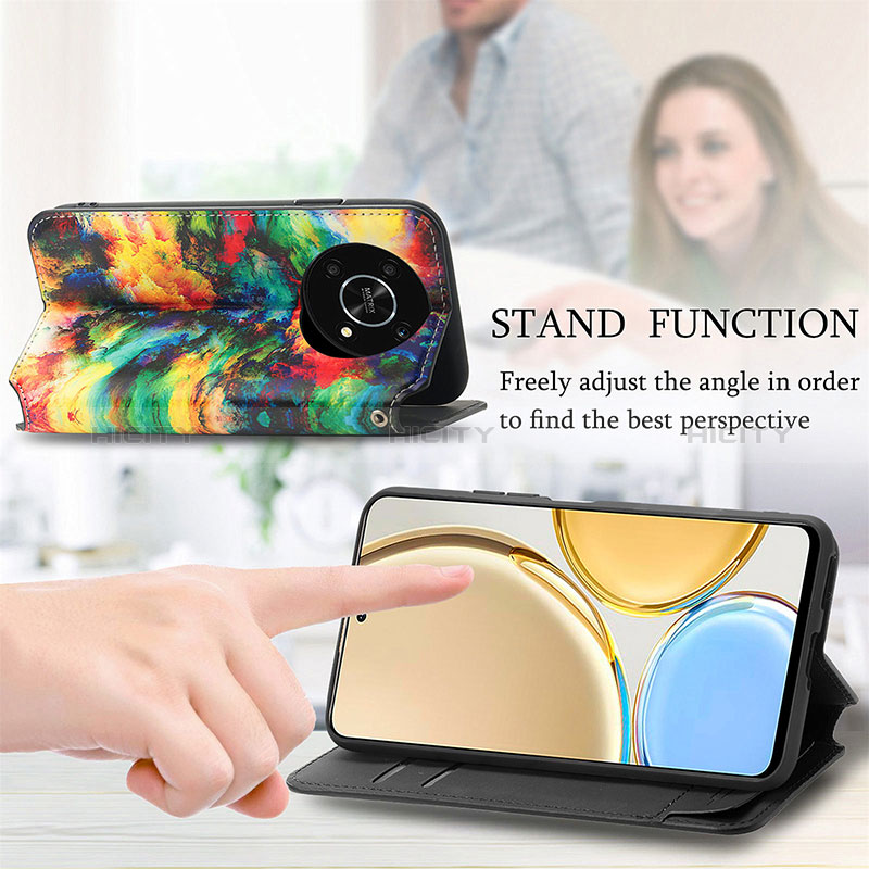 Handytasche Stand Schutzhülle Flip Leder Hülle Modisch Muster S02D für Huawei Honor Magic4 Lite 5G