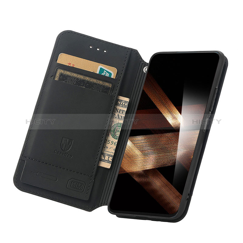 Handytasche Stand Schutzhülle Flip Leder Hülle Modisch Muster S02D für Huawei Honor X6a groß