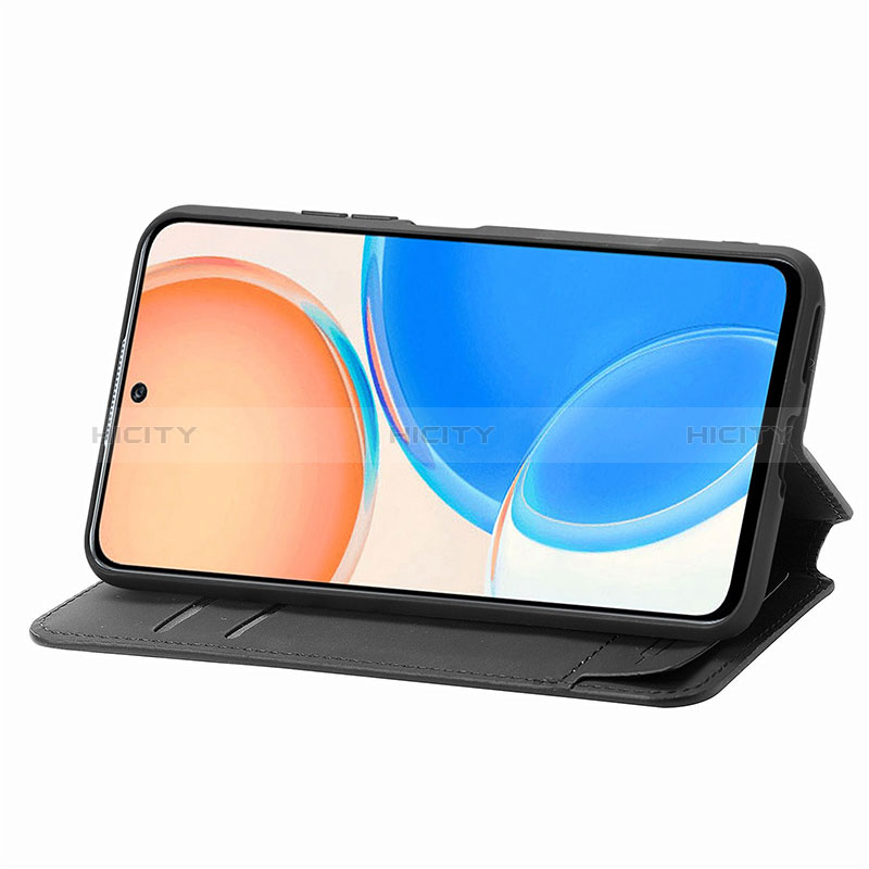 Handytasche Stand Schutzhülle Flip Leder Hülle Modisch Muster S02D für Huawei Honor X8 4G groß