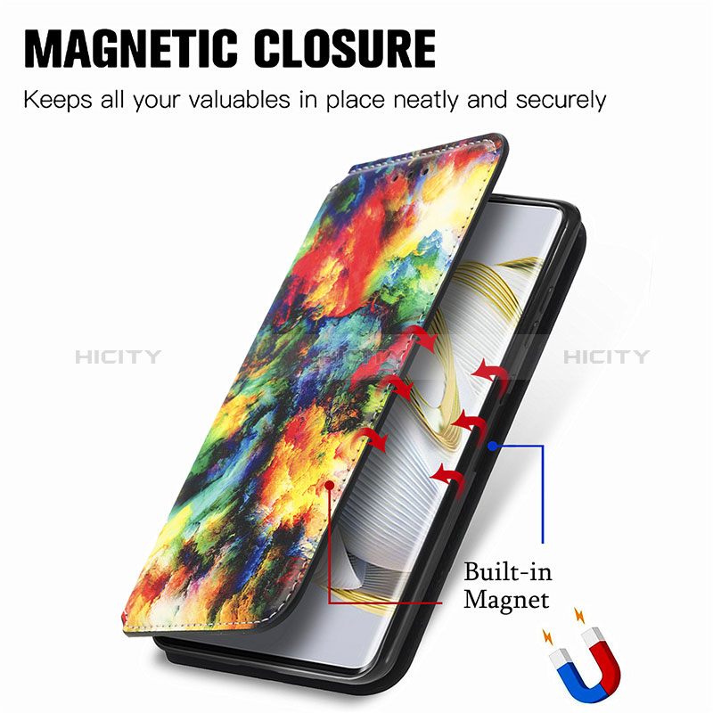 Handytasche Stand Schutzhülle Flip Leder Hülle Modisch Muster S02D für Huawei Nova 10 Pro