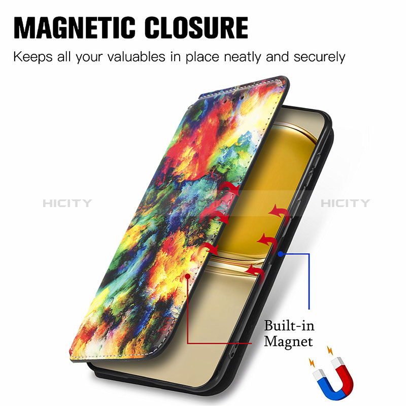 Handytasche Stand Schutzhülle Flip Leder Hülle Modisch Muster S02D für Huawei P50