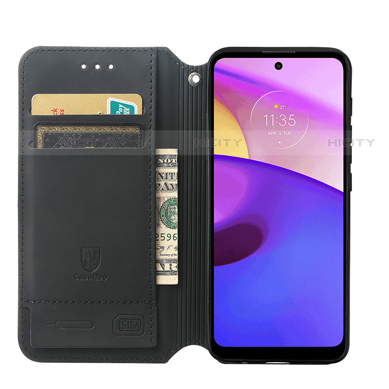 Handytasche Stand Schutzhülle Flip Leder Hülle Modisch Muster S02D für Motorola Moto E20 groß