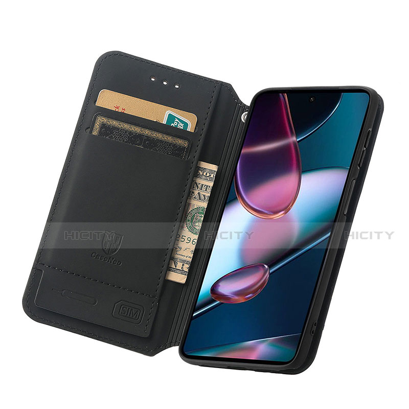 Handytasche Stand Schutzhülle Flip Leder Hülle Modisch Muster S02D für Motorola Moto Edge 30 Pro 5G