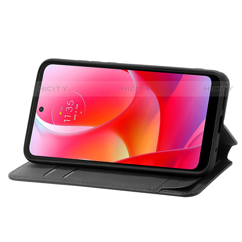 Handytasche Stand Schutzhülle Flip Leder Hülle Modisch Muster S02D für Motorola Moto G Play (2023)