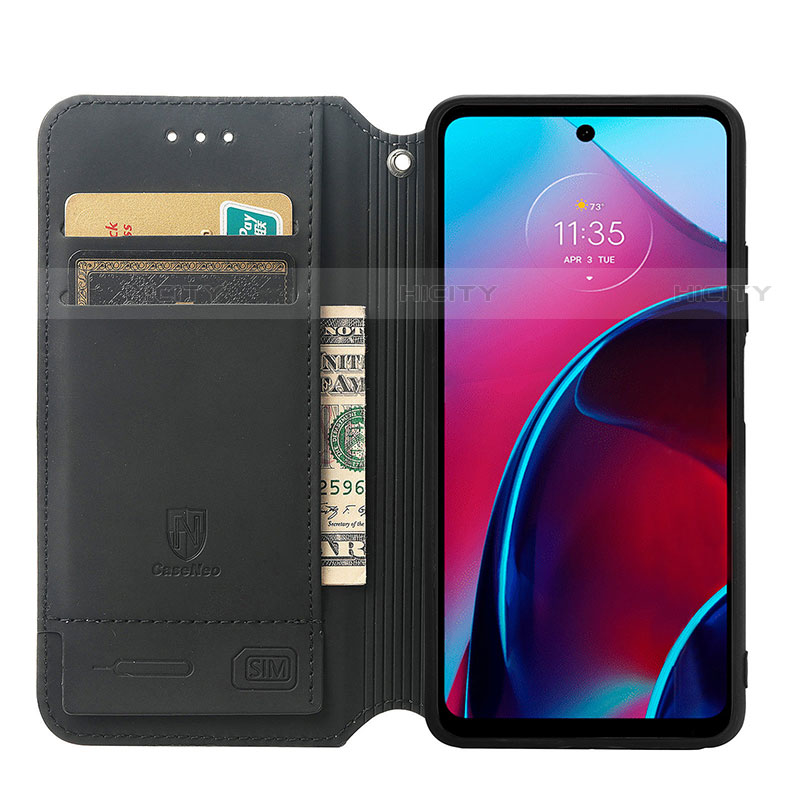 Handytasche Stand Schutzhülle Flip Leder Hülle Modisch Muster S02D für Motorola Moto G Stylus (2022) 5G