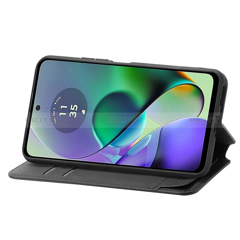 Handytasche Stand Schutzhülle Flip Leder Hülle Modisch Muster S02D für Motorola Moto G54 5G