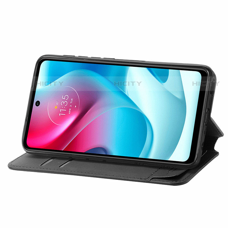 Handytasche Stand Schutzhülle Flip Leder Hülle Modisch Muster S02D für Motorola Moto G60s