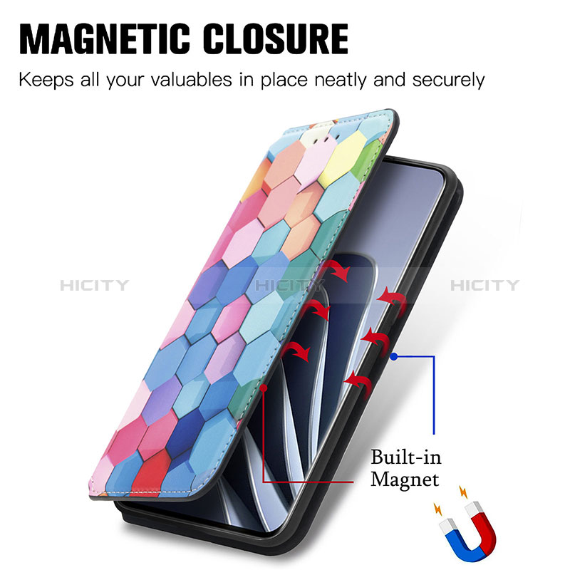 Handytasche Stand Schutzhülle Flip Leder Hülle Modisch Muster S02D für OnePlus 10 Pro 5G