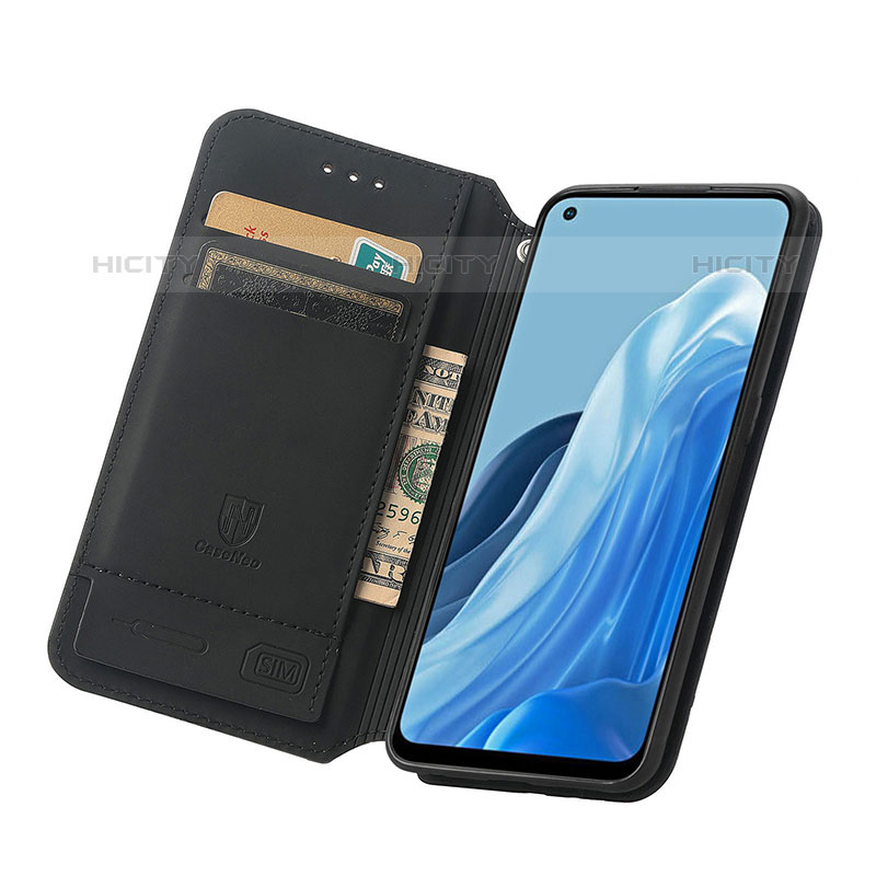 Handytasche Stand Schutzhülle Flip Leder Hülle Modisch Muster S02D für Oppo F21 Pro 4G