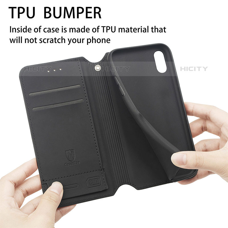 Handytasche Stand Schutzhülle Flip Leder Hülle Modisch Muster S02D für Oppo F21 Pro 4G