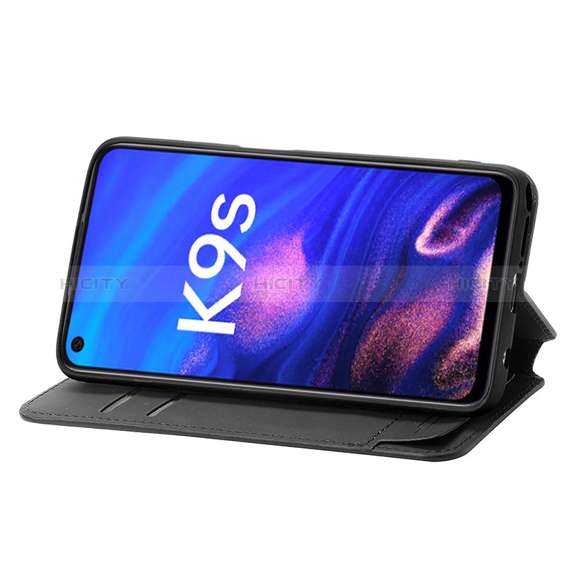 Handytasche Stand Schutzhülle Flip Leder Hülle Modisch Muster S02D für Oppo K9S 5G