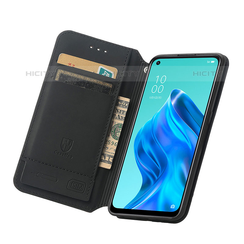 Handytasche Stand Schutzhülle Flip Leder Hülle Modisch Muster S02D für Oppo Reno5 A