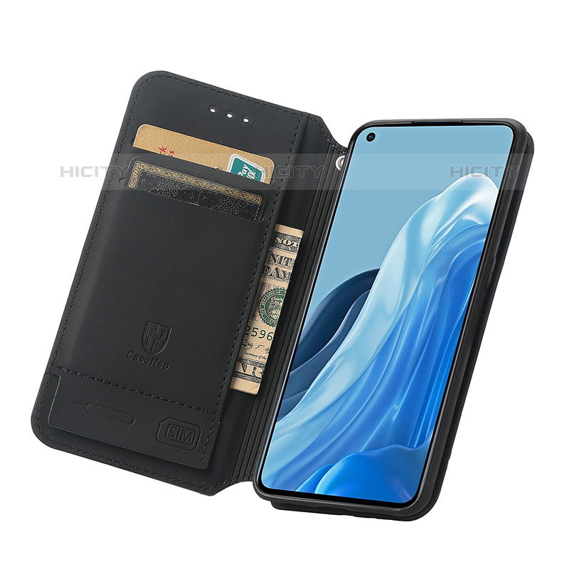 Handytasche Stand Schutzhülle Flip Leder Hülle Modisch Muster S02D für Oppo Reno7 Pro 5G groß