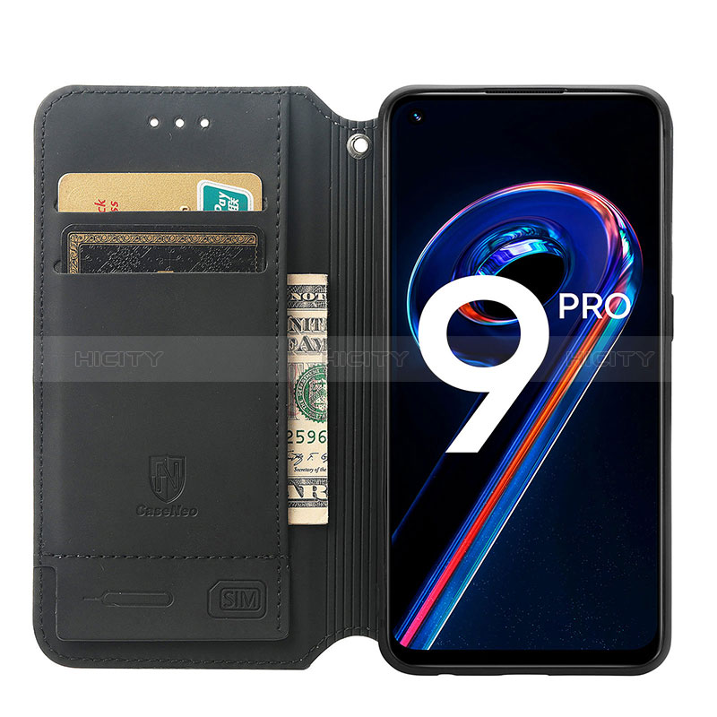 Handytasche Stand Schutzhülle Flip Leder Hülle Modisch Muster S02D für Realme 9 Pro 5G groß