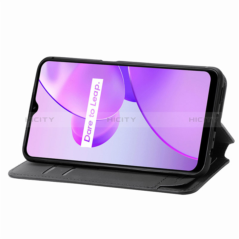 Handytasche Stand Schutzhülle Flip Leder Hülle Modisch Muster S02D für Realme C31