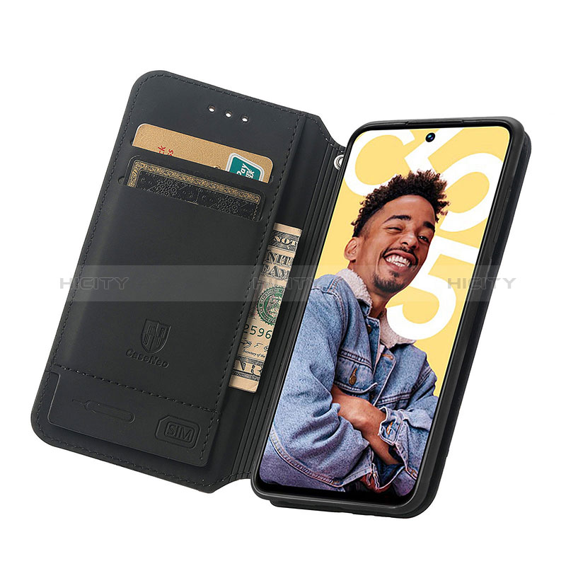 Handytasche Stand Schutzhülle Flip Leder Hülle Modisch Muster S02D für Realme C55