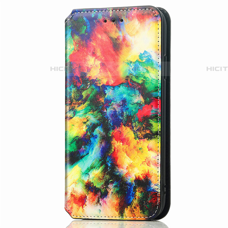 Handytasche Stand Schutzhülle Flip Leder Hülle Modisch Muster S02D für Samsung Galaxy A03s