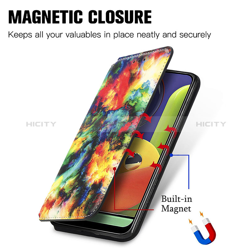 Handytasche Stand Schutzhülle Flip Leder Hülle Modisch Muster S02D für Samsung Galaxy A50