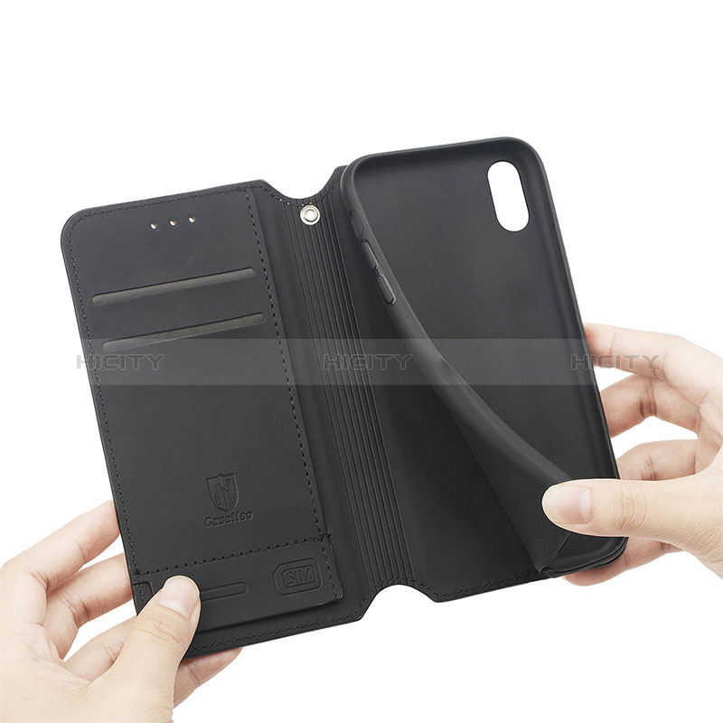 Handytasche Stand Schutzhülle Flip Leder Hülle Modisch Muster S02D für Samsung Galaxy A50