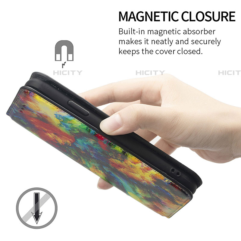 Handytasche Stand Schutzhülle Flip Leder Hülle Modisch Muster S02D für Samsung Galaxy A52 5G