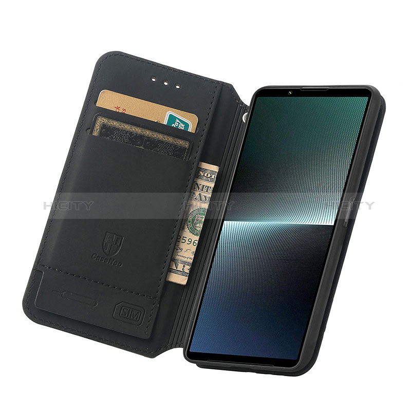 Handytasche Stand Schutzhülle Flip Leder Hülle Modisch Muster S02D für Sony Xperia 1 V groß