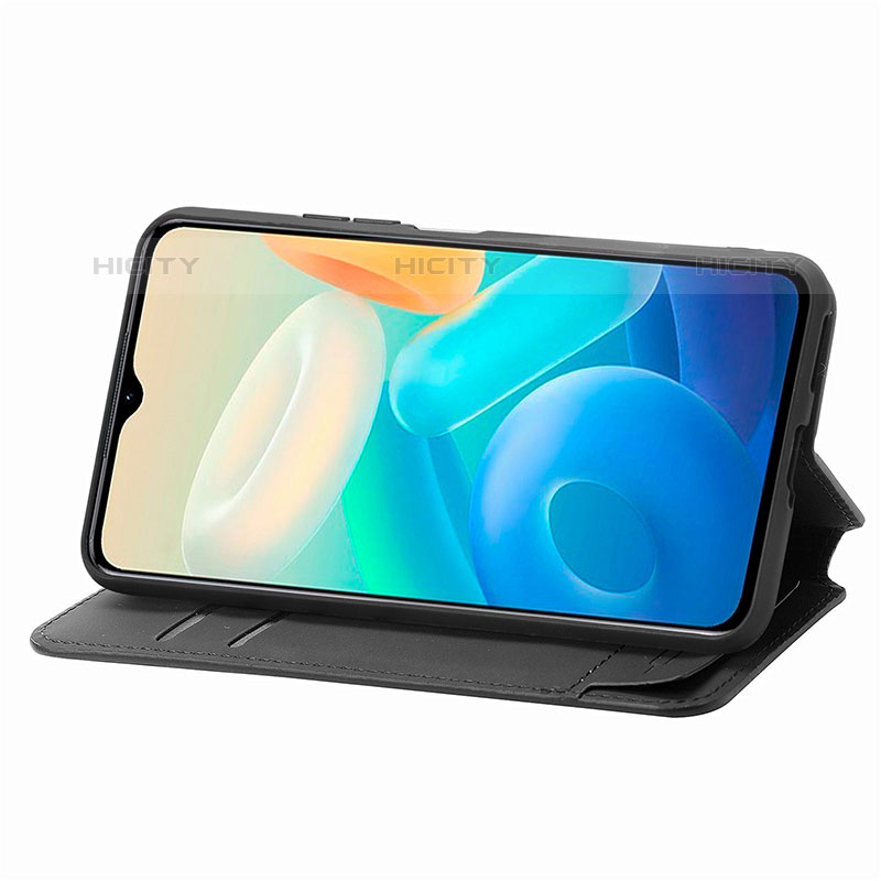 Handytasche Stand Schutzhülle Flip Leder Hülle Modisch Muster S02D für Vivo iQOO Z6 Lite 5G groß