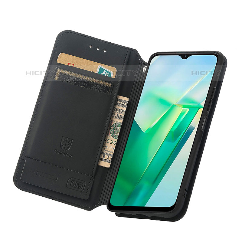 Handytasche Stand Schutzhülle Flip Leder Hülle Modisch Muster S02D für Vivo iQOO Z6x