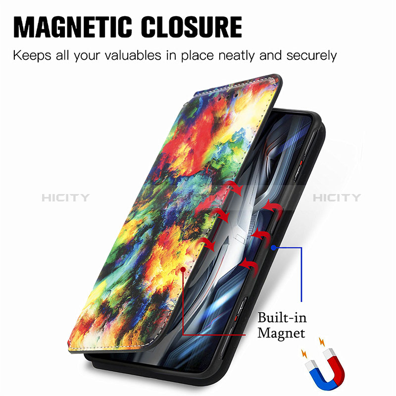 Handytasche Stand Schutzhülle Flip Leder Hülle Modisch Muster S02D für Xiaomi Poco F4 GT 5G