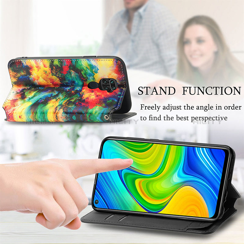 Handytasche Stand Schutzhülle Flip Leder Hülle Modisch Muster S02D für Xiaomi Redmi 10X 4G