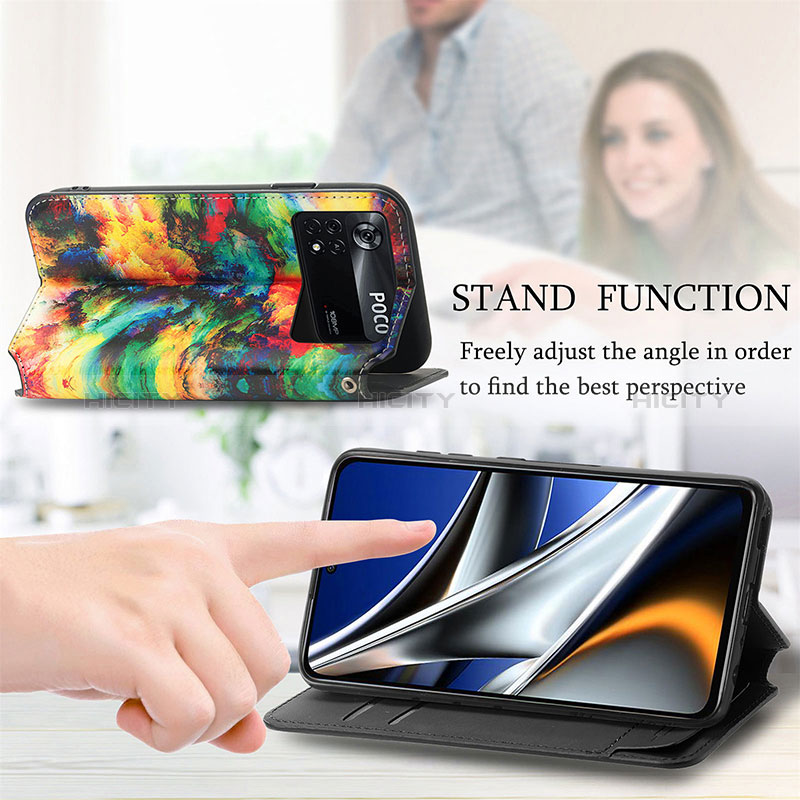 Handytasche Stand Schutzhülle Flip Leder Hülle Modisch Muster S02D für Xiaomi Redmi Note 11E Pro 5G