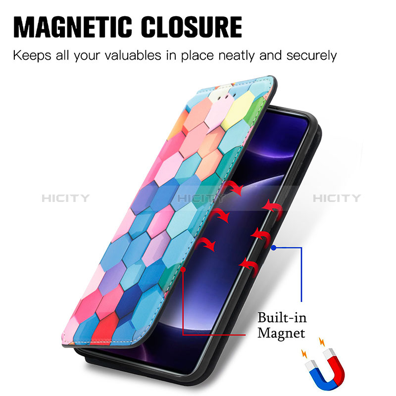 Handytasche Stand Schutzhülle Flip Leder Hülle Modisch Muster S02D für Xiaomi Redmi Note 12 Turbo 5G