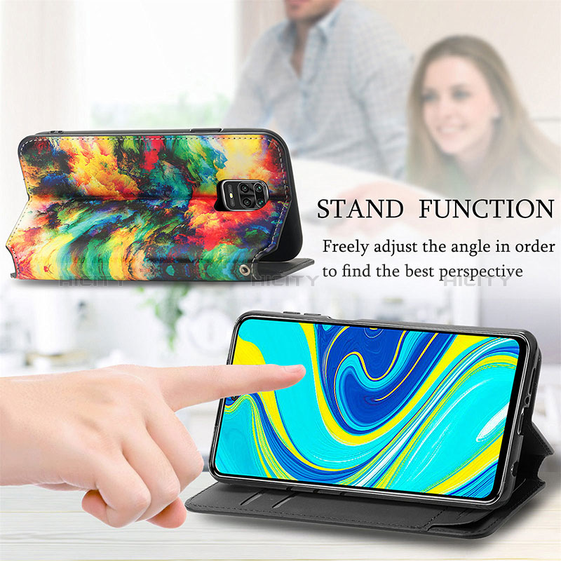 Handytasche Stand Schutzhülle Flip Leder Hülle Modisch Muster S02D für Xiaomi Redmi Note 9 Pro Max