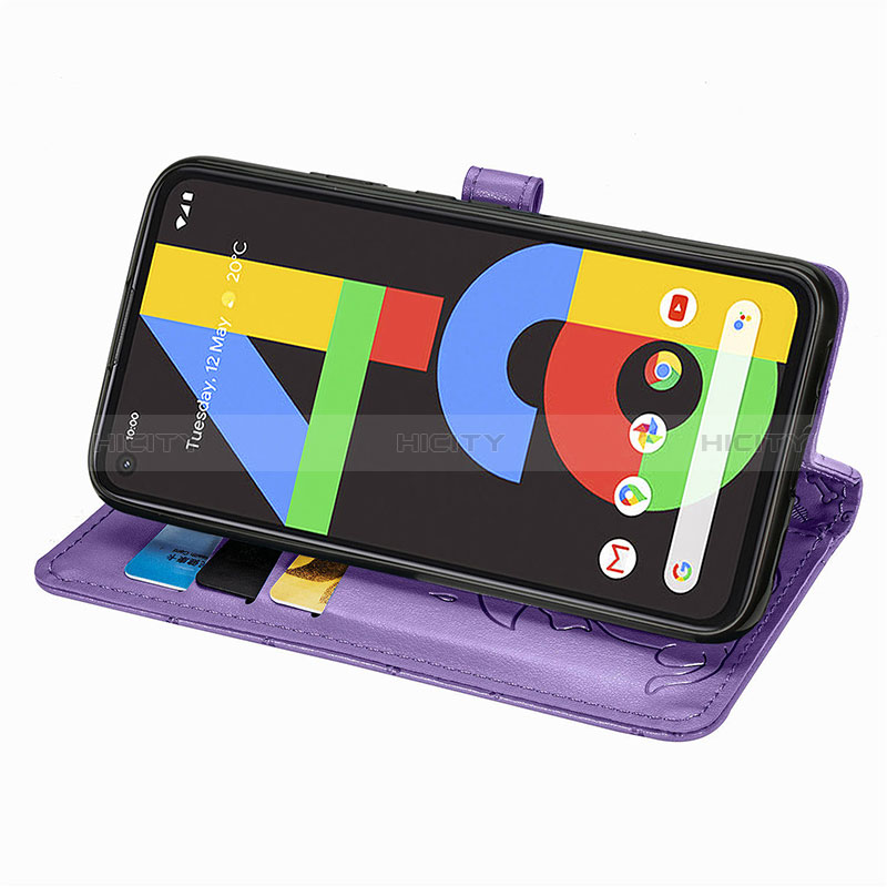 Handytasche Stand Schutzhülle Flip Leder Hülle Modisch Muster S03D für Google Pixel 4a