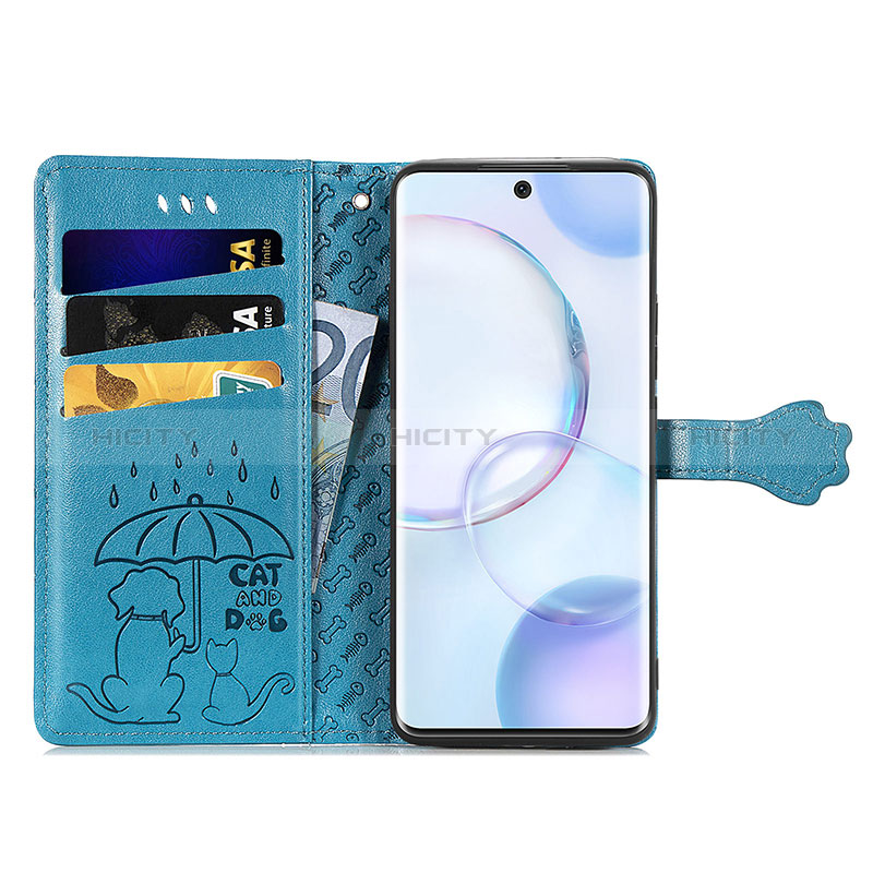 Handytasche Stand Schutzhülle Flip Leder Hülle Modisch Muster S03D für Huawei Honor 50 5G