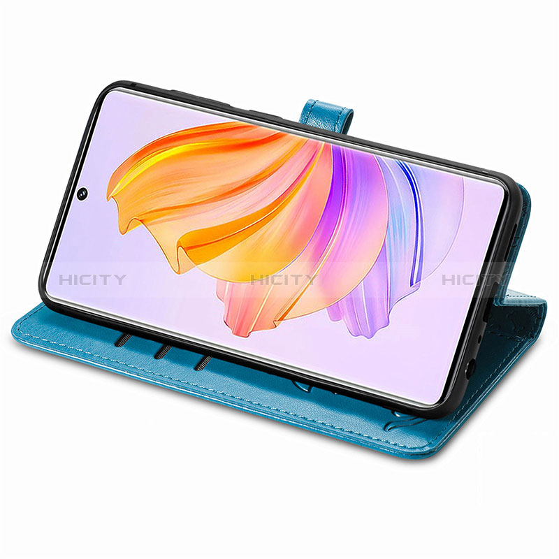 Handytasche Stand Schutzhülle Flip Leder Hülle Modisch Muster S03D für Huawei Honor 80 SE 5G groß