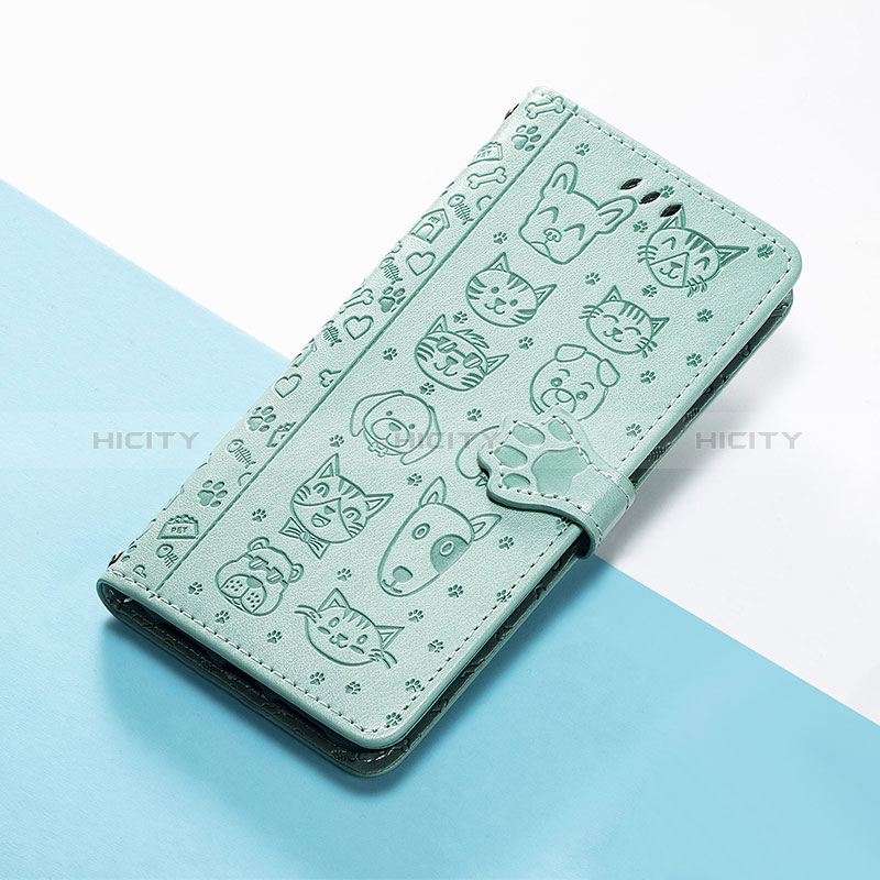 Handytasche Stand Schutzhülle Flip Leder Hülle Modisch Muster S03D für Huawei Honor 90 5G Grün